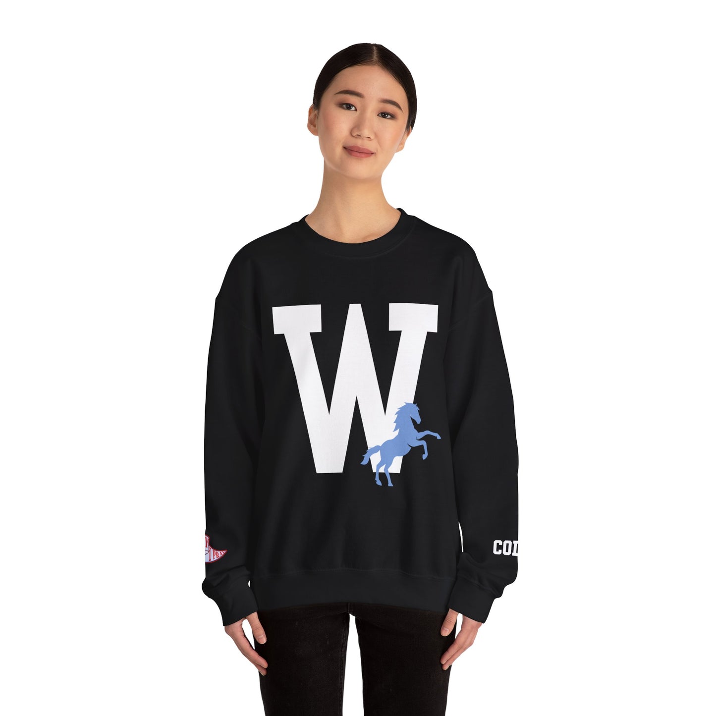 Crewneck Sweatshirt - W HORSE Colts Sweater West Jessamine
