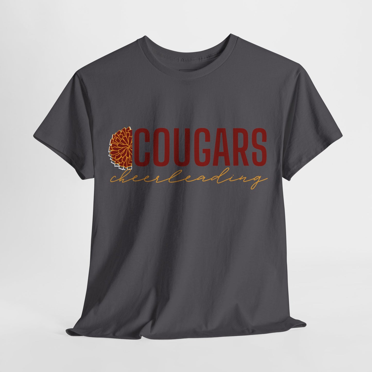 Cougars Cheerleading T-Shirt (Front Only)