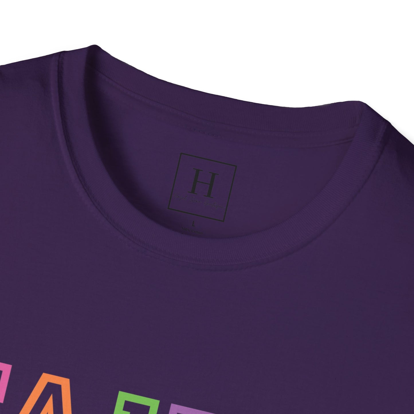 Bright Rainbow Color Faith Christian T-shirt