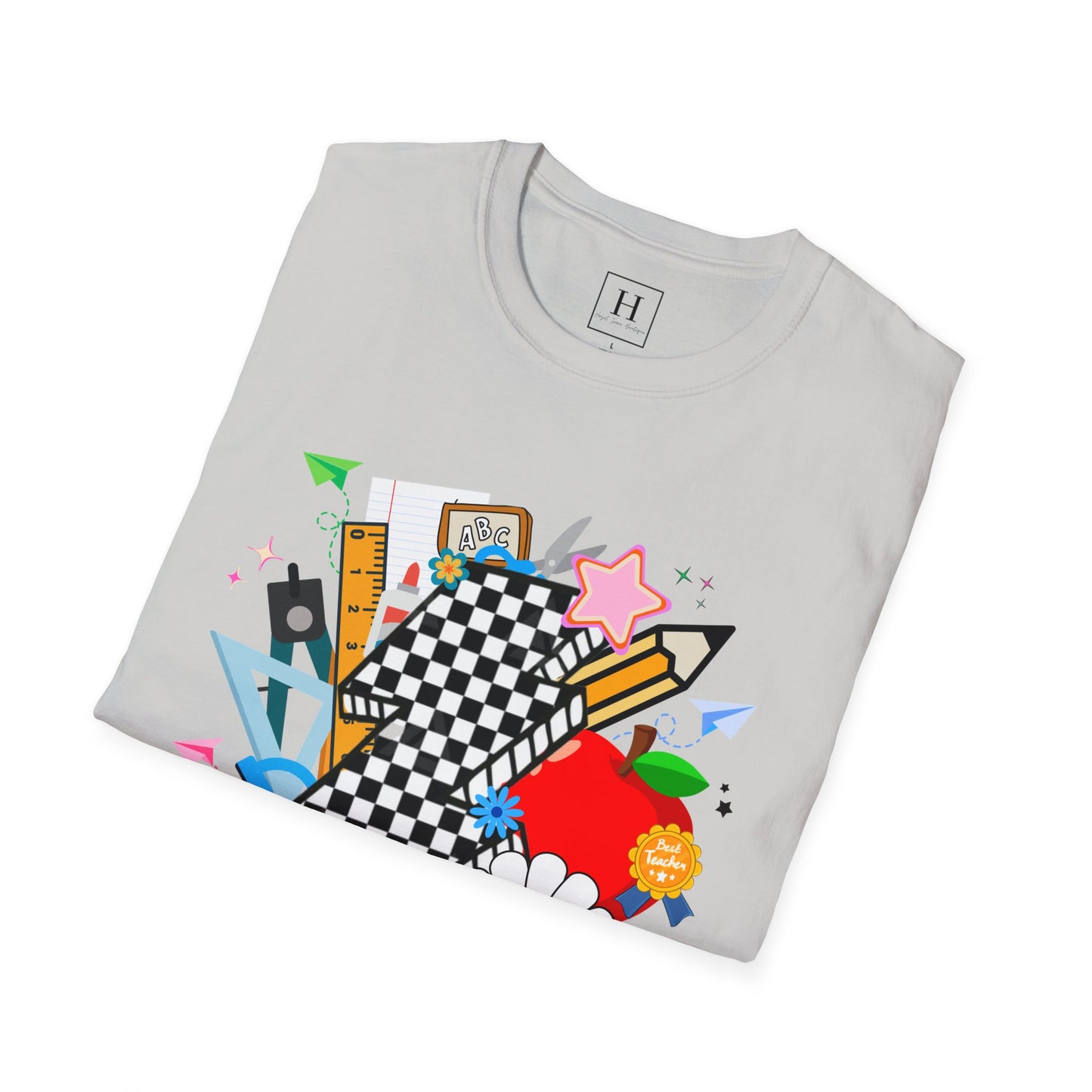 Retro Teacher T-Shirt (Front Only)