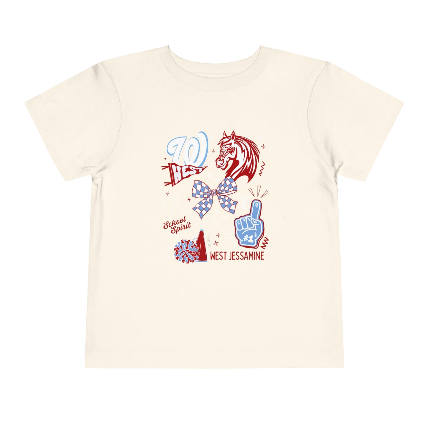 Toddler; West Jessamine Coquette School Spirit - Unisex T-shirt