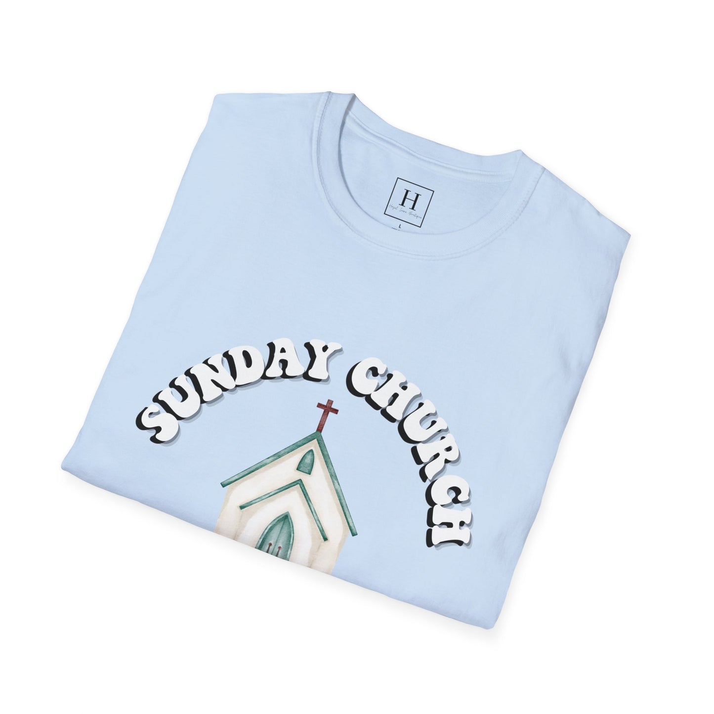 Sunday Church Club Christian T-shirt