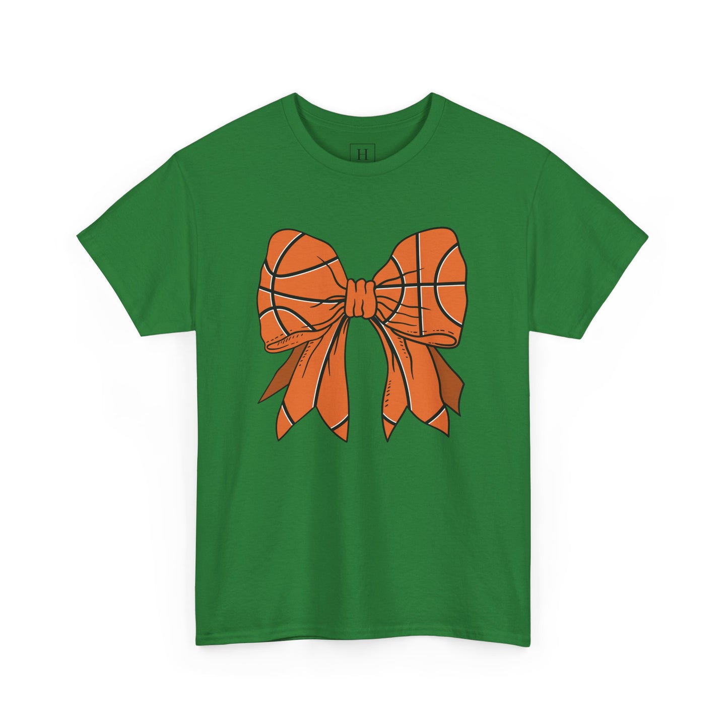 Basketball Sport Bow Tee - Unisex Heavy Cotton