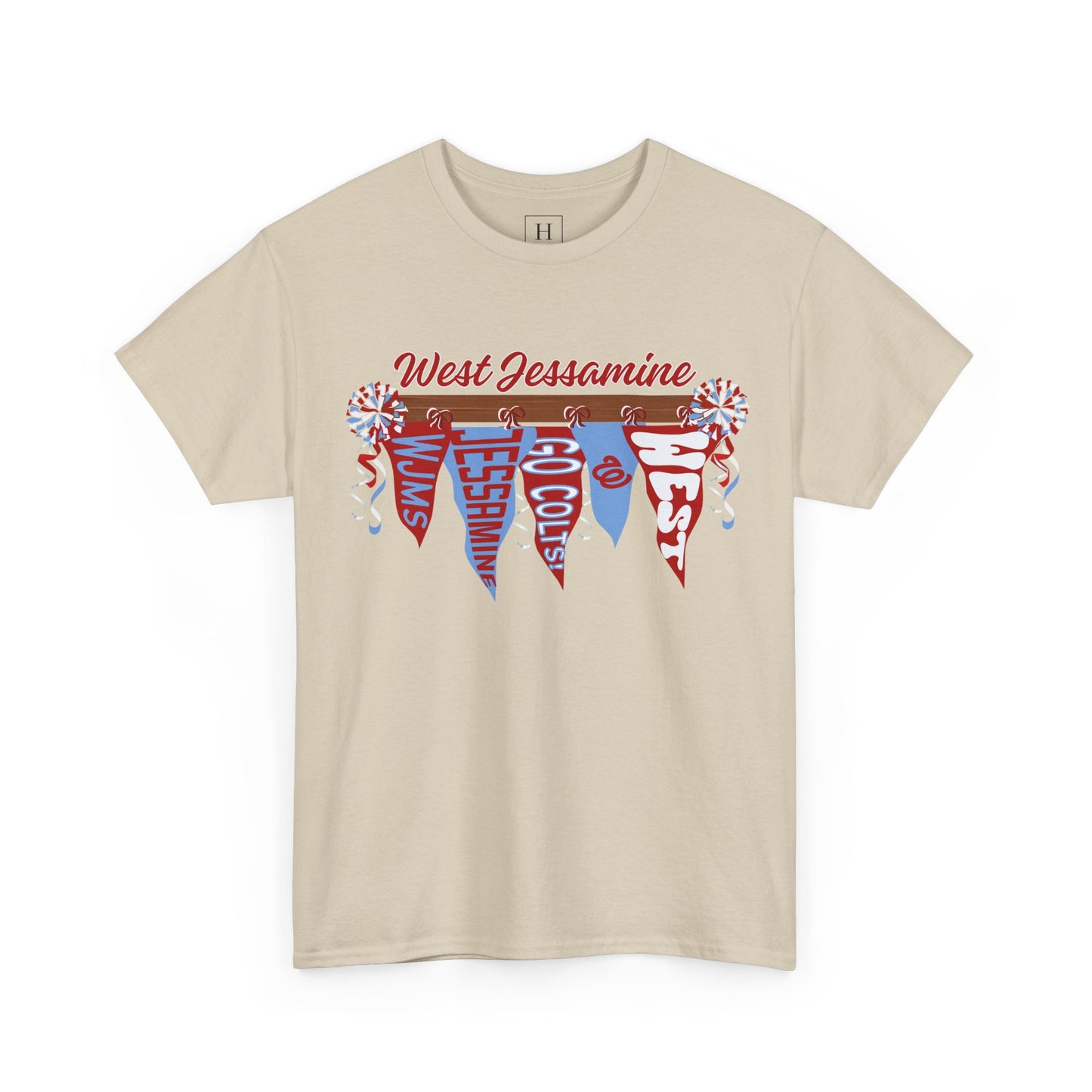WJMS : West Jessamine Pennant Flags - Unisex Shirt