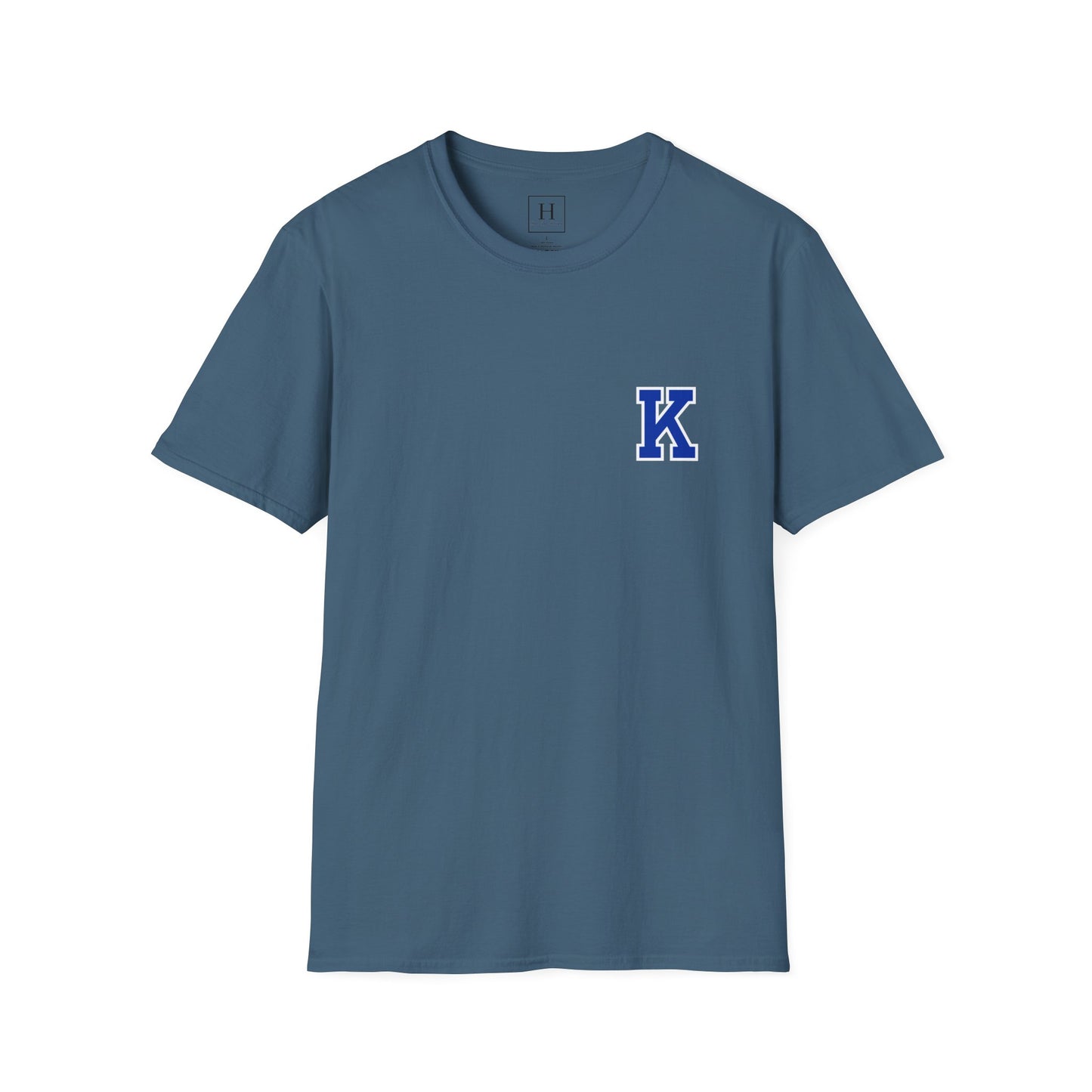Kentucky Ribbon/Bow Baseball T-shirt (Front and Back)
