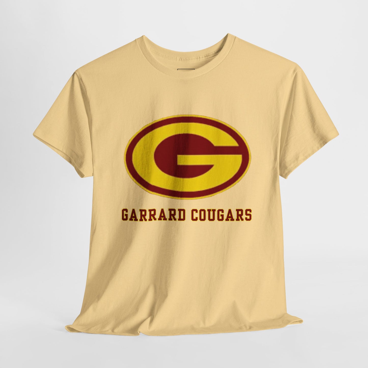 Gold (G) Garrard Middle Cougars T-Shirt (Front Only)