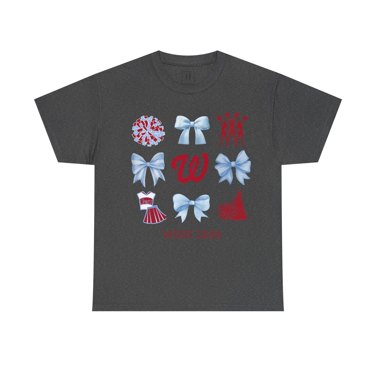 West Jessamine Colts Coquette Cheer Bows - Unisex Tee