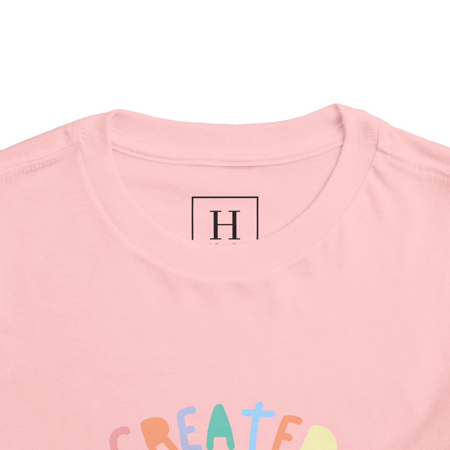 Toddler Created With A Purpose Christian Heavy Cotton Tee
