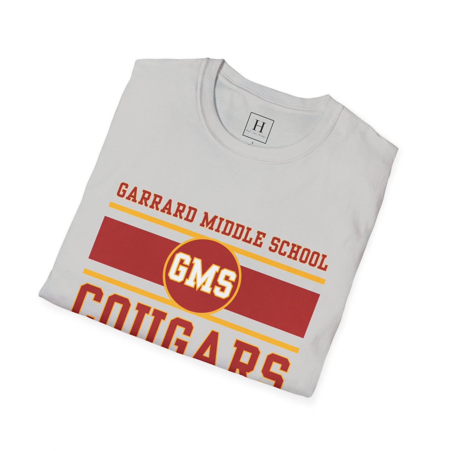 GMS Garrard Middle School Cougars T-Shirt (Front Only)