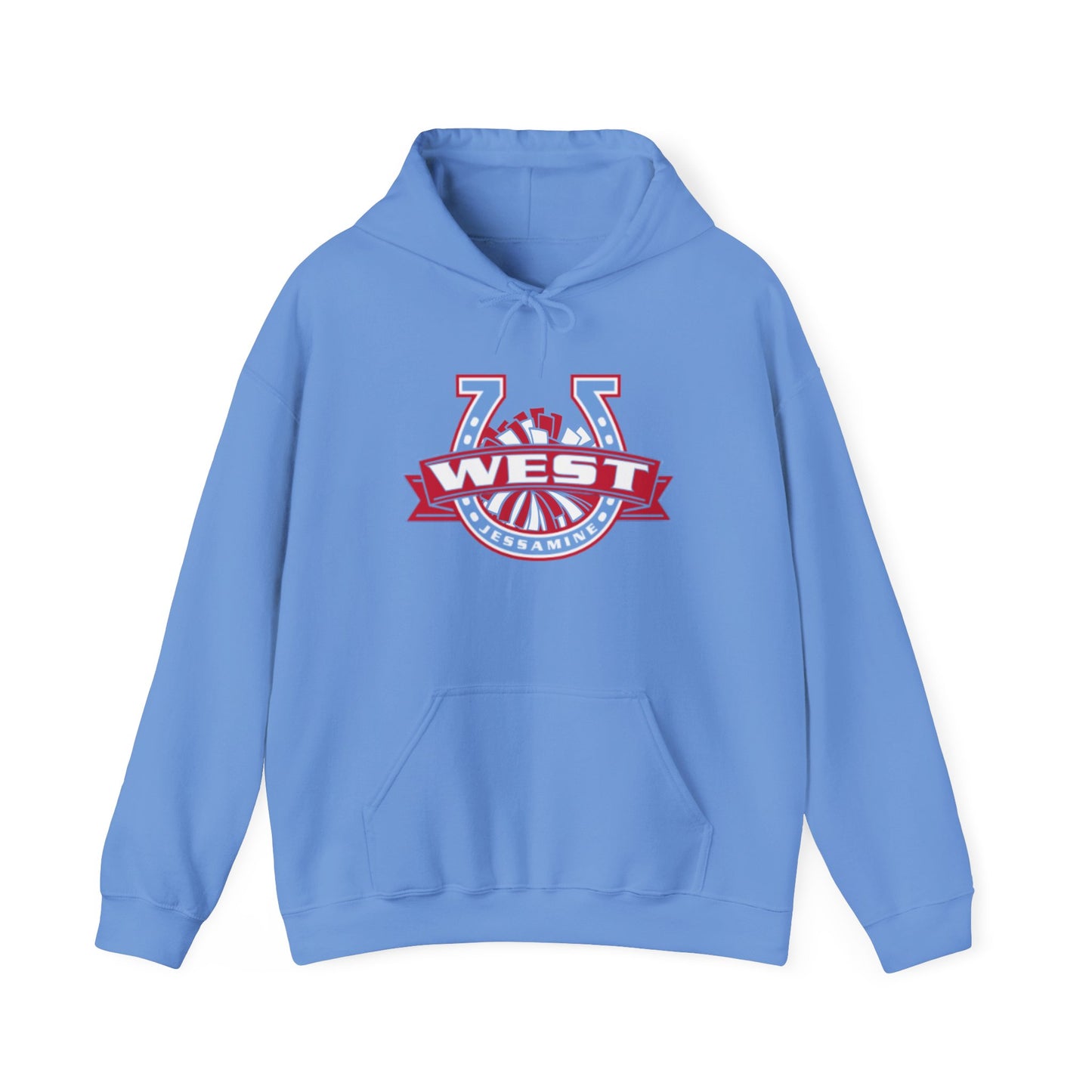 West Jessamine Horseshoe Logo w/ Pom - Cheerleading - Unisex Hoodie