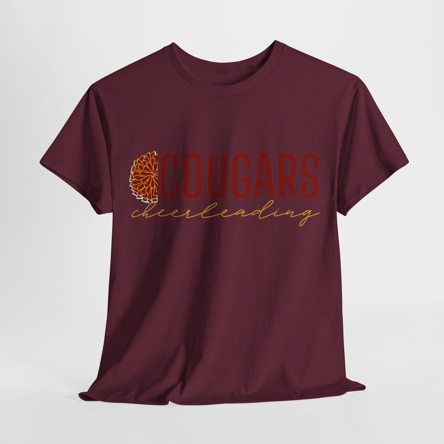 Cougars Cheerleading T-Shirt (Front Only)