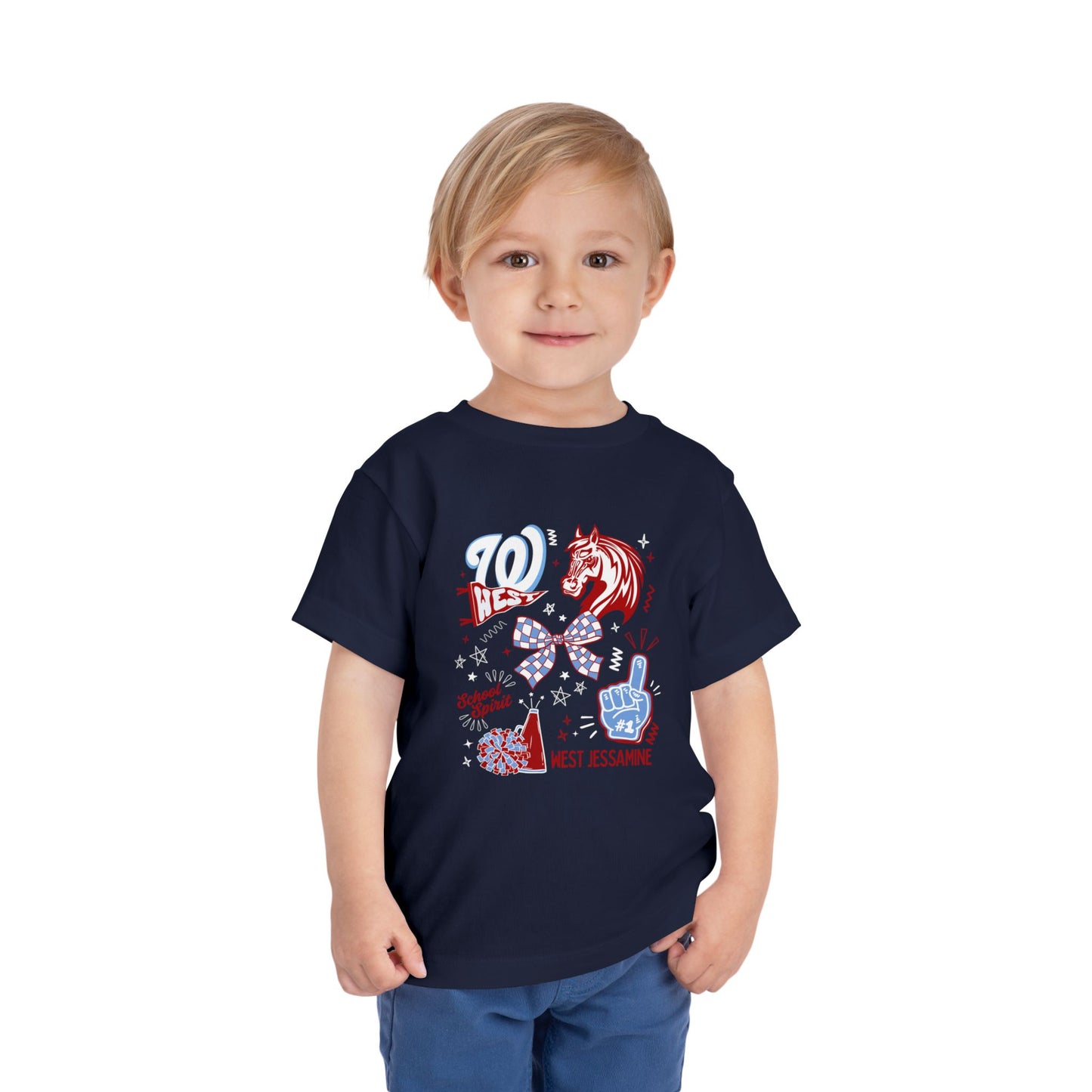 Toddler; West Jessamine Coquette School Spirit - Unisex T-shirt