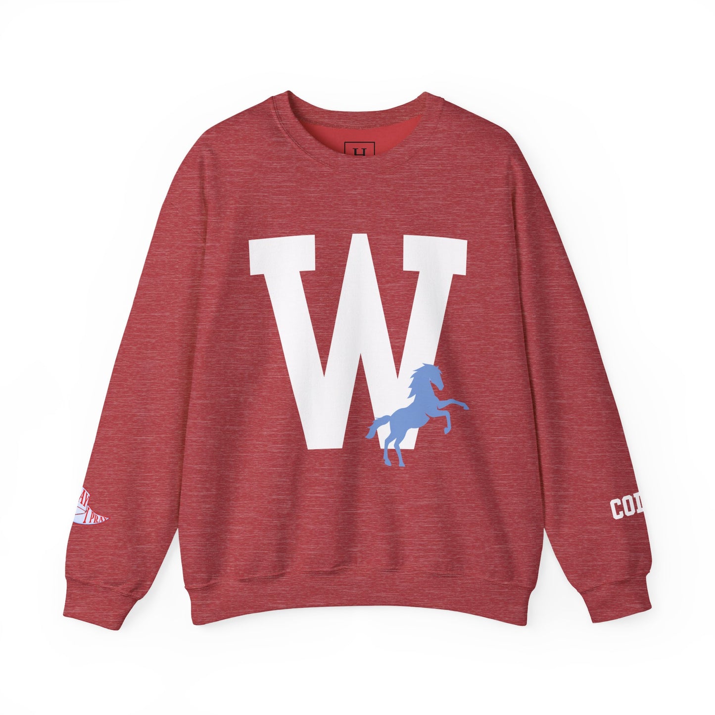 Crewneck Sweatshirt - W HORSE Colts Sweater West Jessamine
