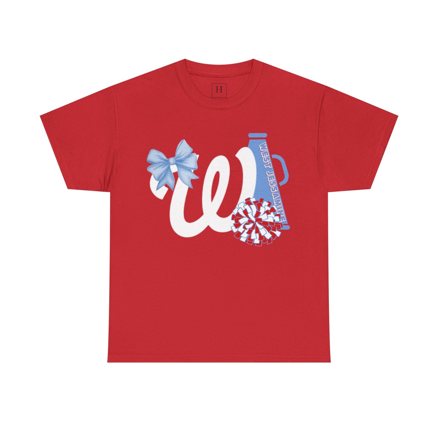 West Jessamine Cheer Bow & Poms - Unisex Shirt