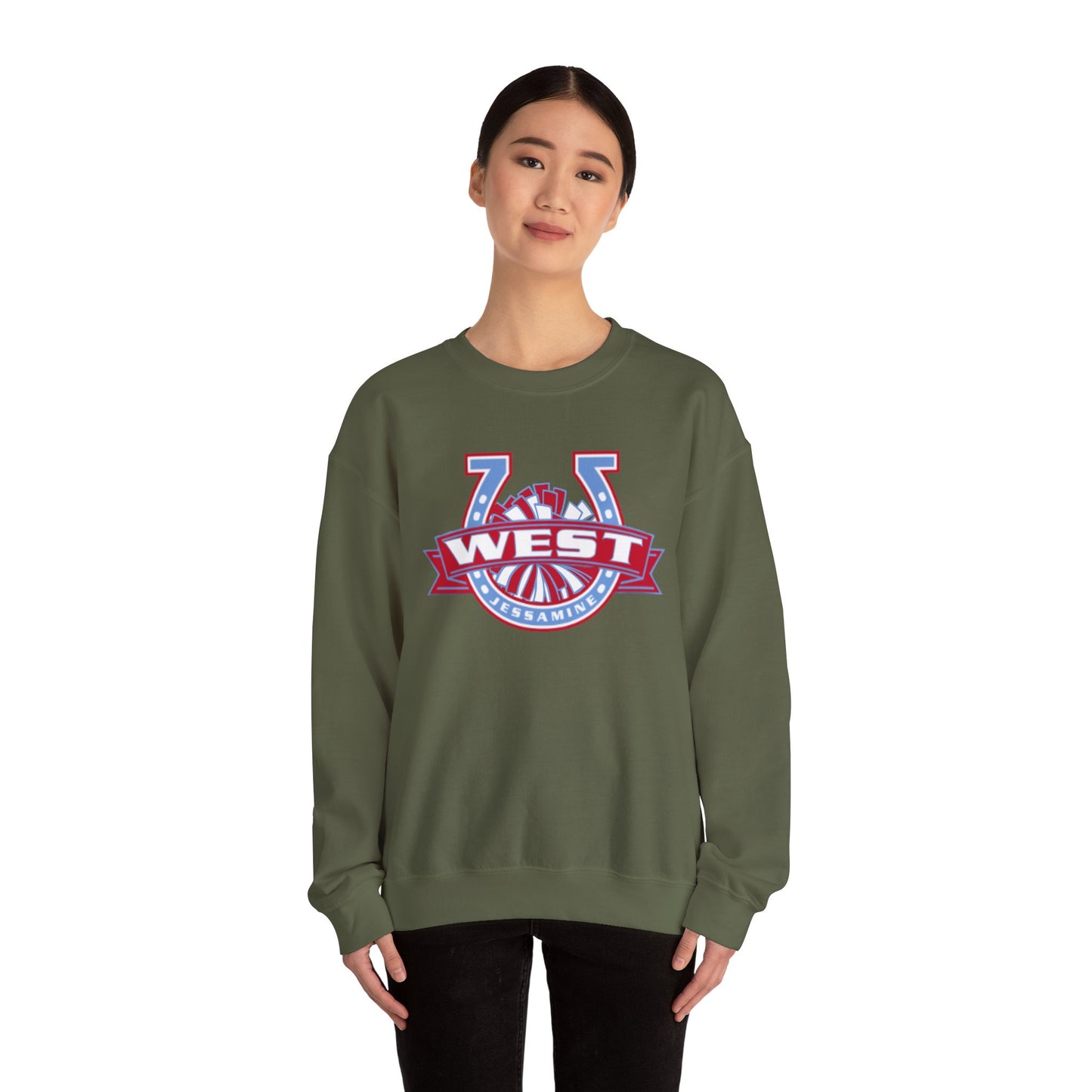 West Jessamine Horseshoe Logo w/ Pom Sweatshirt