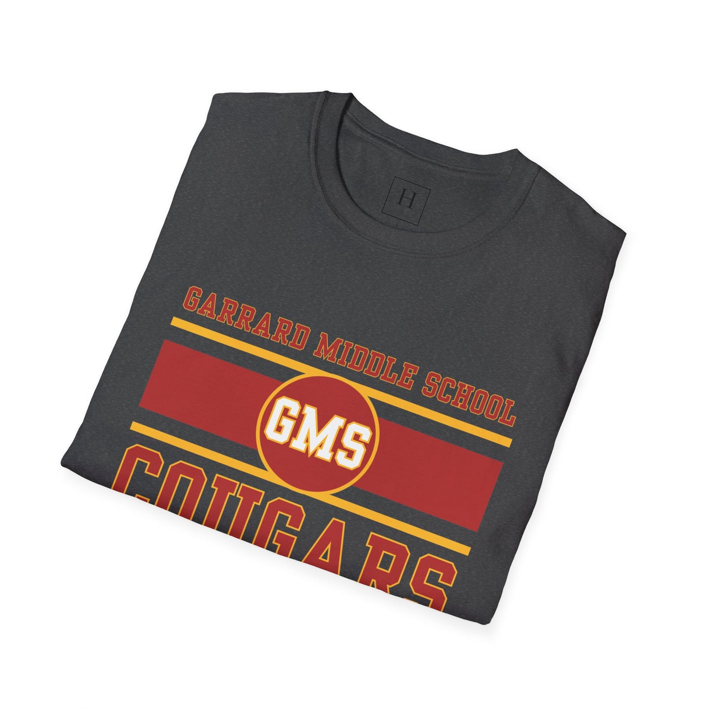 GMS Garrard Middle School Cougars T-Shirt (Front Only)