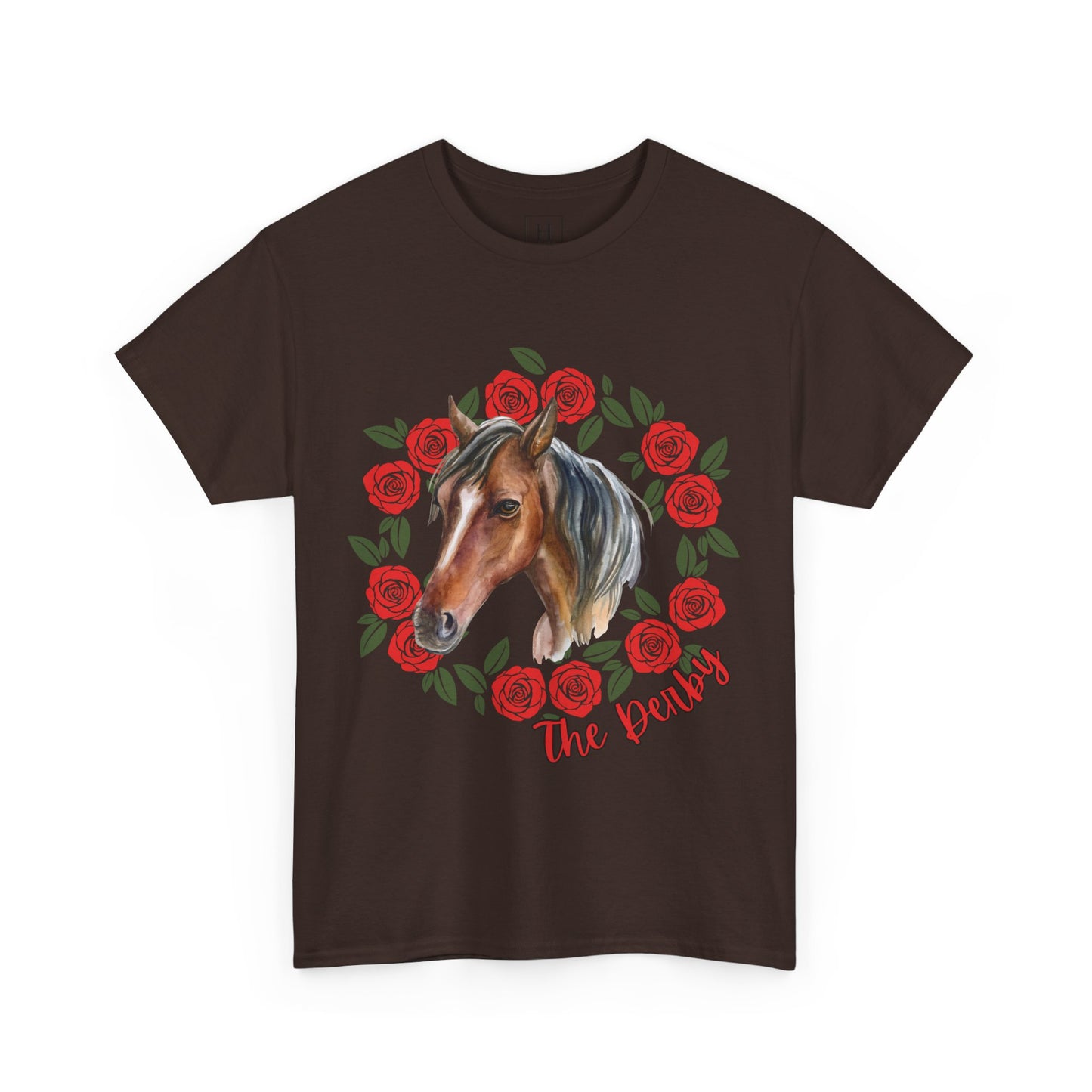 The Derby Horse & Rose Tee