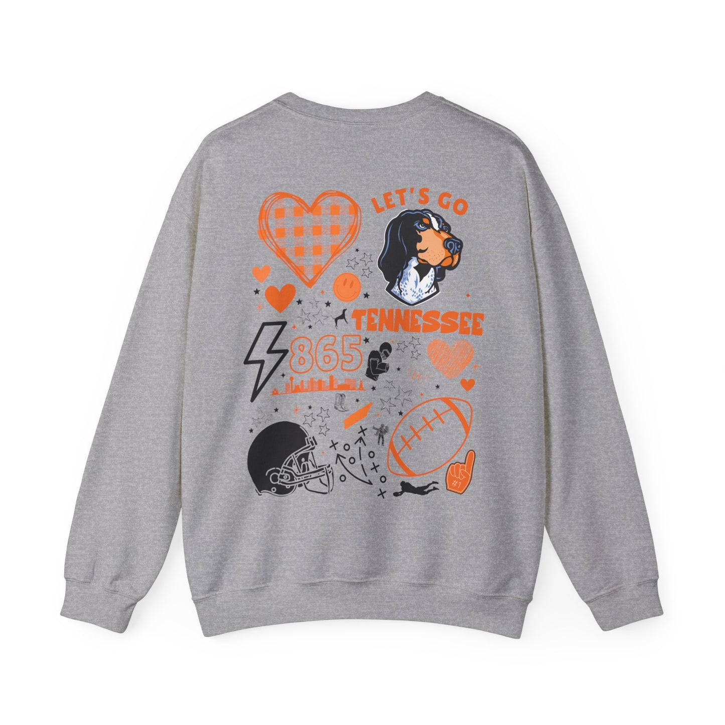 Tennessee (TN) Vols Sweater (Front & Back)