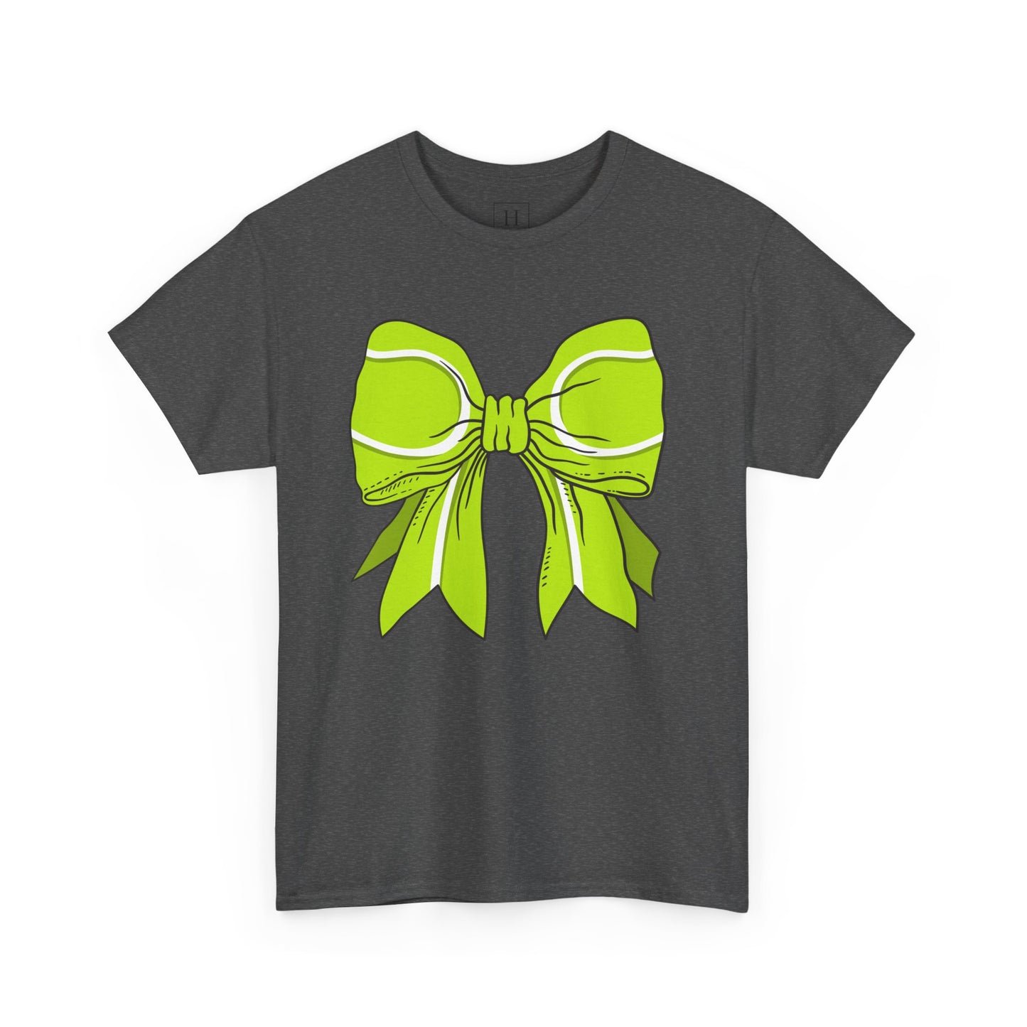 Tennis Sport Bow Tee - Unisex Heavy Cotton