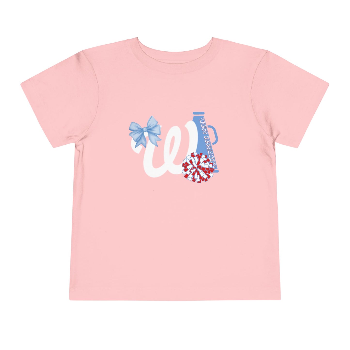 Toddler; West Jessamine Coquette W Logo with Bow; Let's Go Colts - Unisex T-shirt