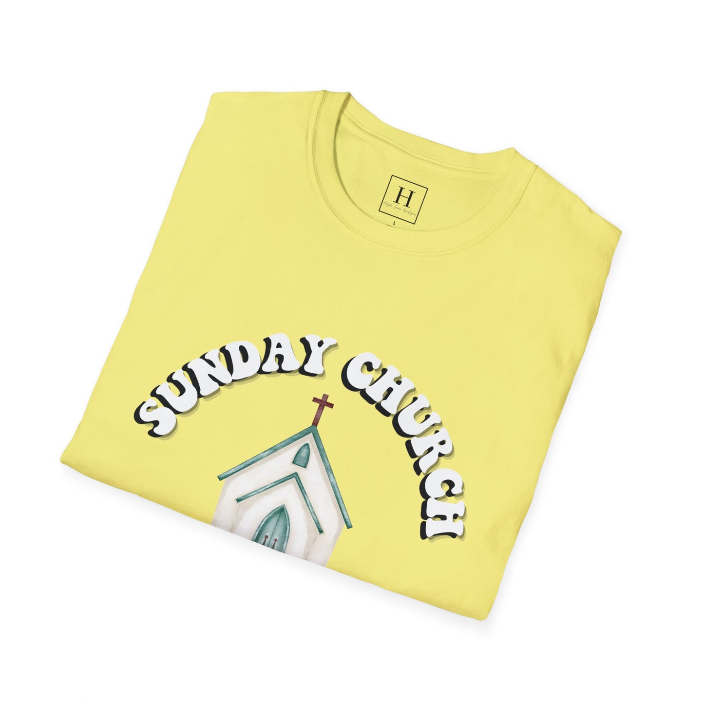 Sunday Church Club Christian T-shirt