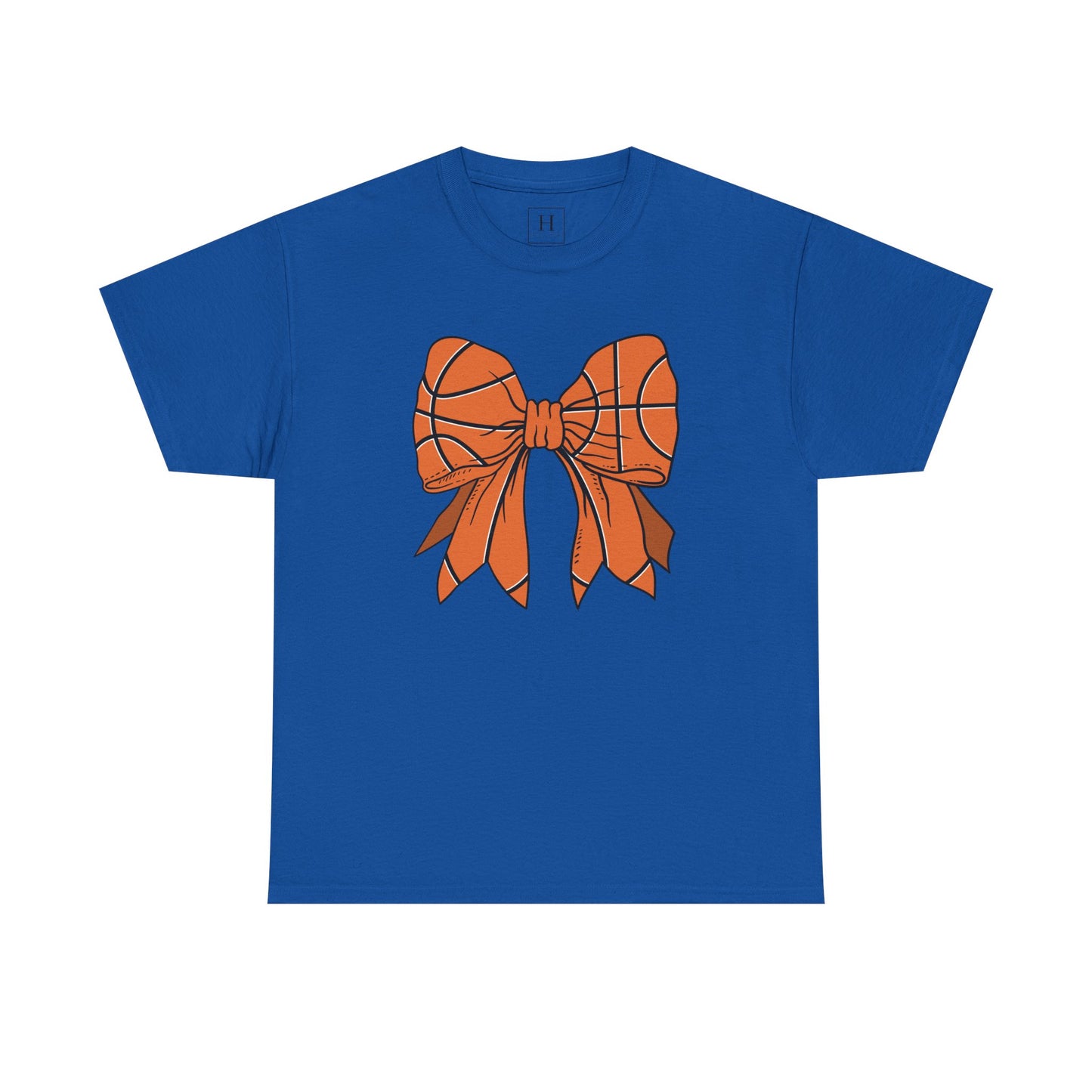 Basketball Sport Bow Tee - Unisex Heavy Cotton