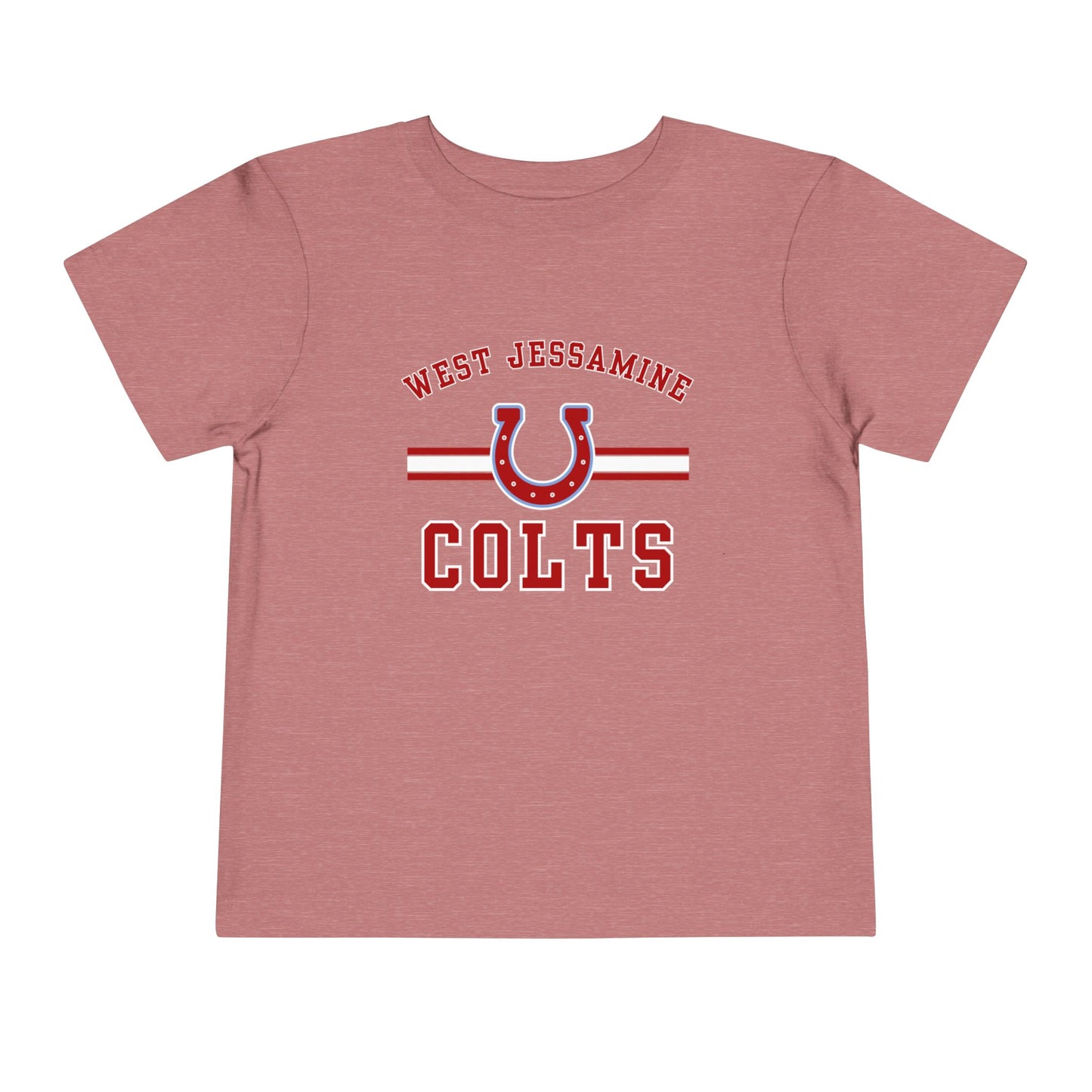 Toddler; West Jessamine Colts with Horseshoe- Unisex T-shirt