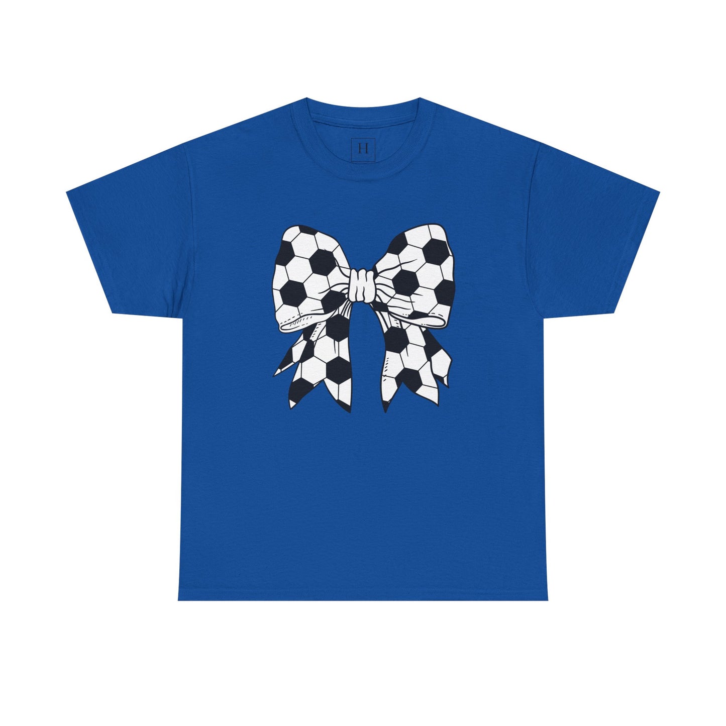 Soccer Sport Bow Tee - Unisex Heavy Cotton