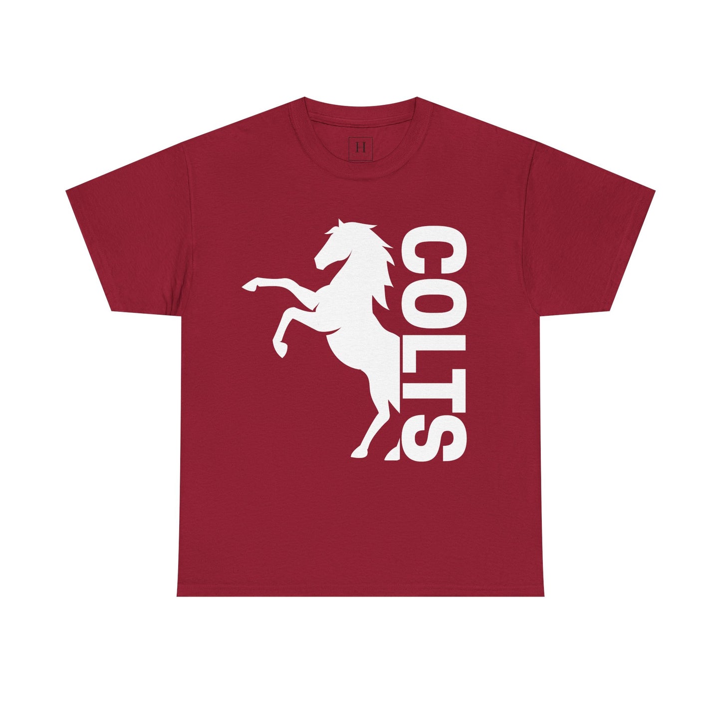 COLTS, Horse in White - Unisex Tee