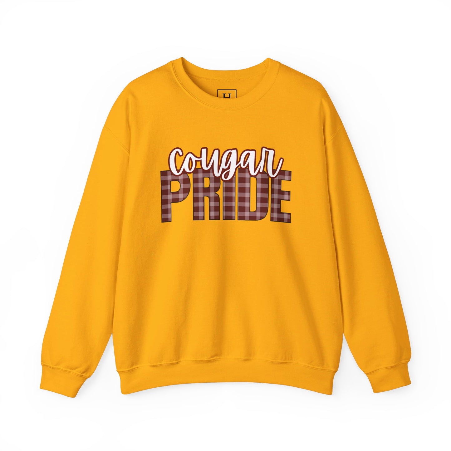 Cougar Pride Fall Plaid Sweater