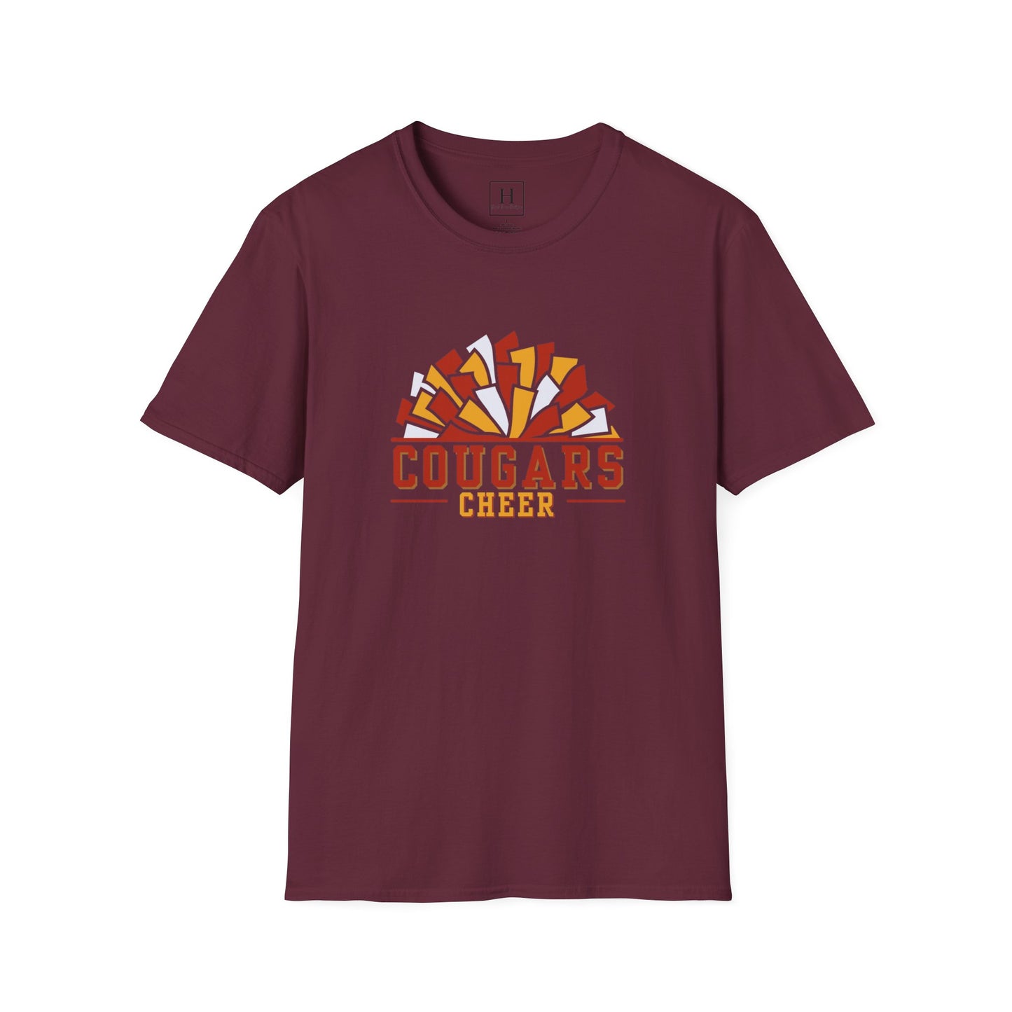 Cougars Cheer Pom Pom Shirt