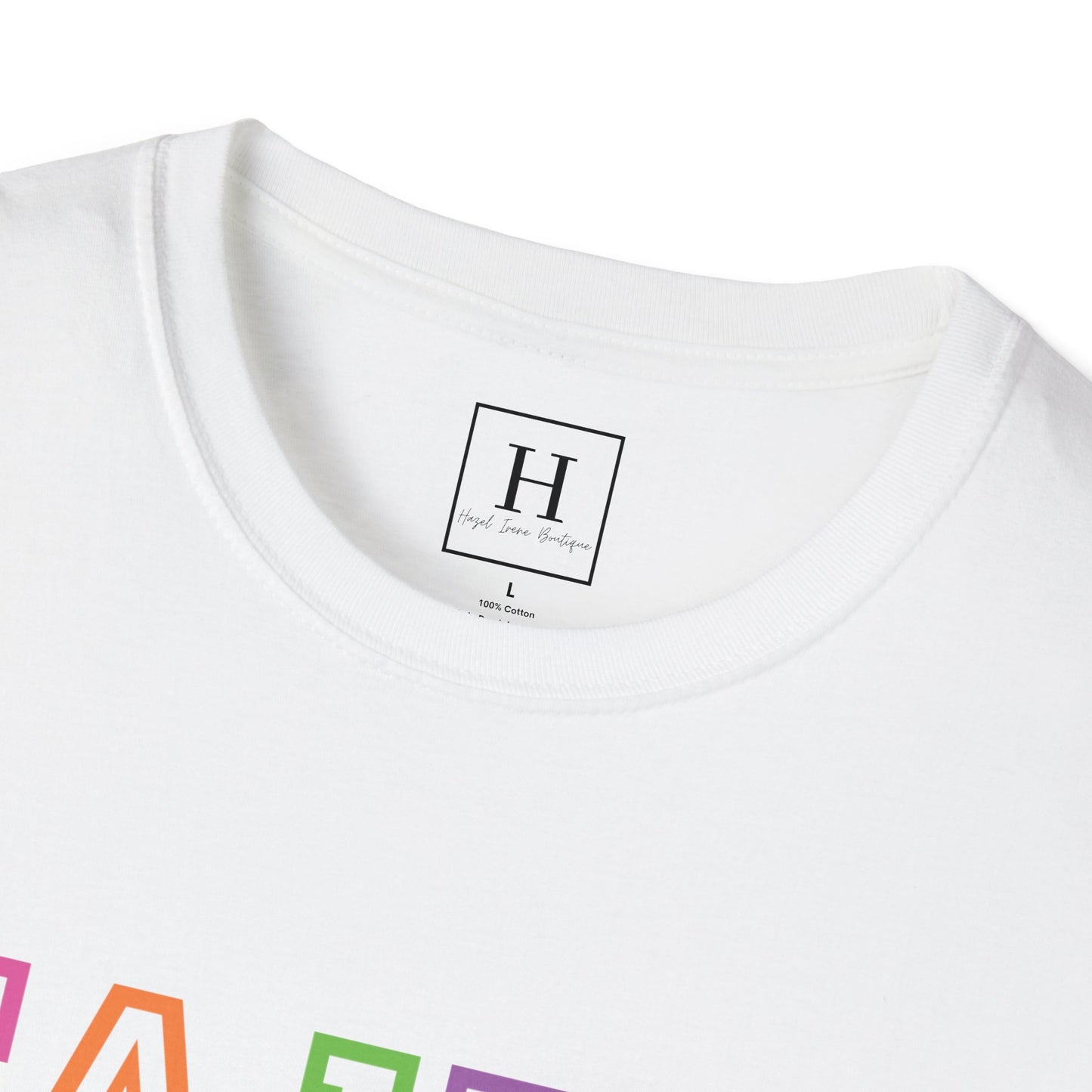 Bright Rainbow Color Faith Christian T-shirt
