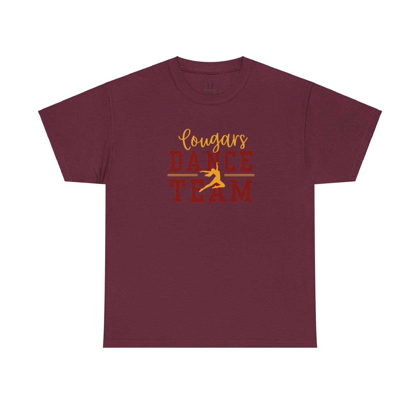GMS Garrard Middle School Cougars Dance Team T-Shirt (Front Only)