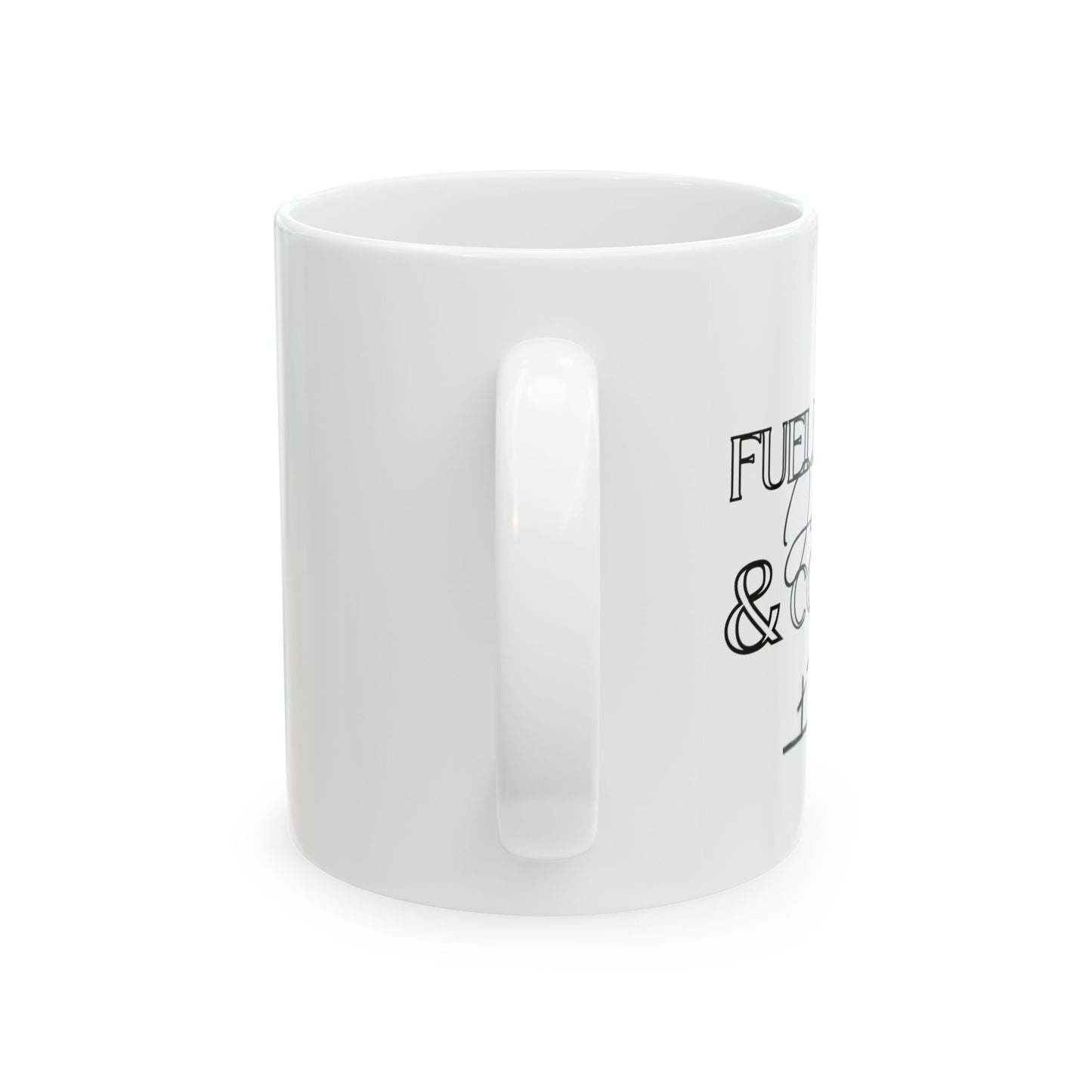 Fueled by jesus and cofee Ceramic Mug, (11oz, 15oz)