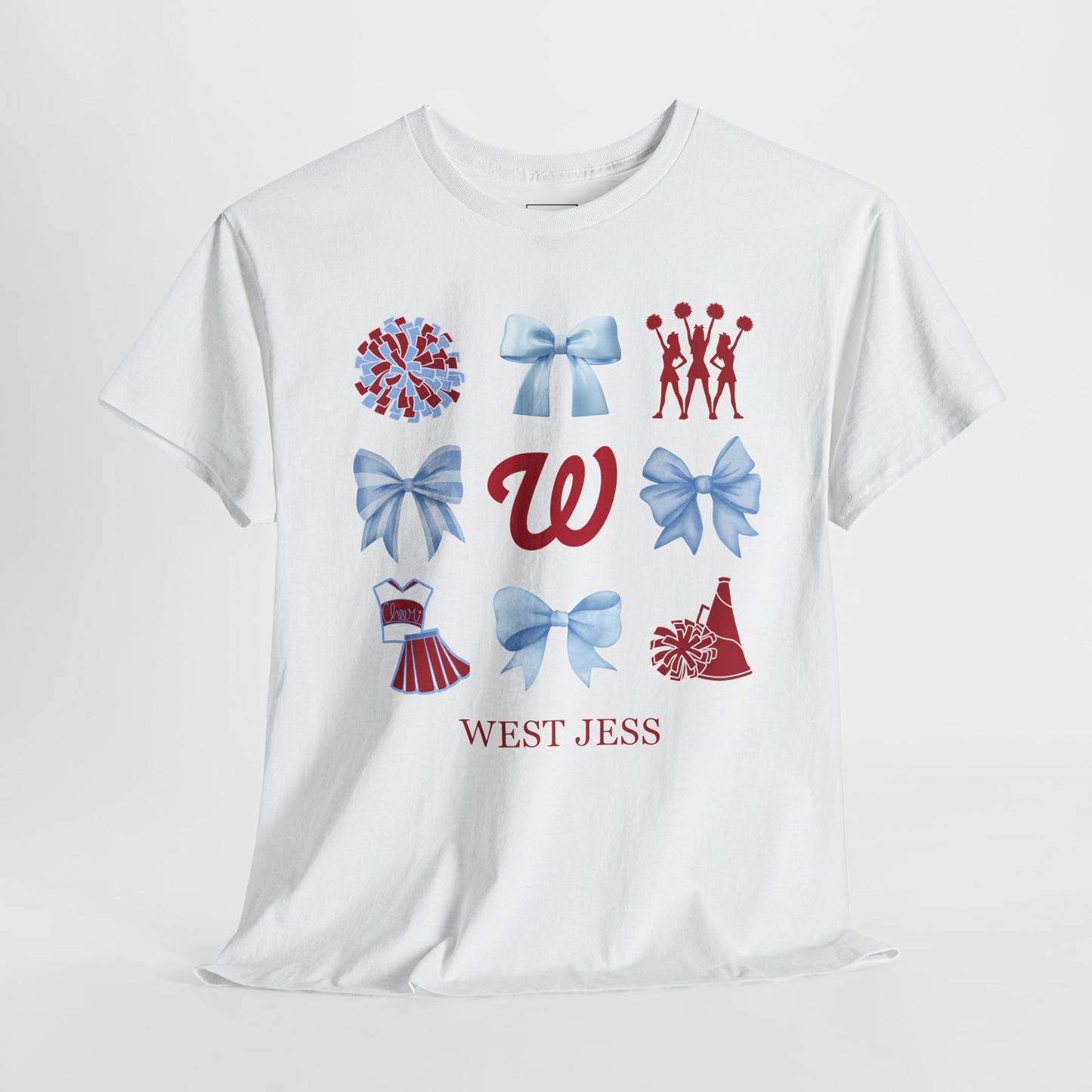 West Jessamine Colts Coquette Cheer Bows - Unisex Tee