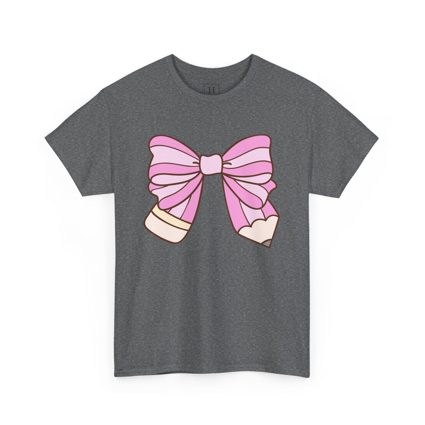 Teacher Pencil Bow Tee