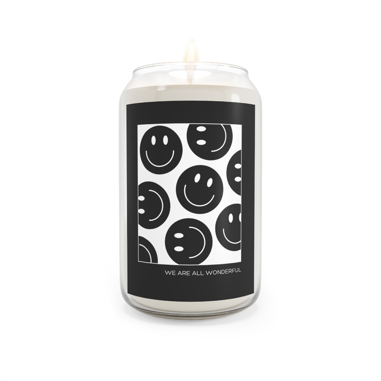 your wonderful smile face 13.75 oz candle