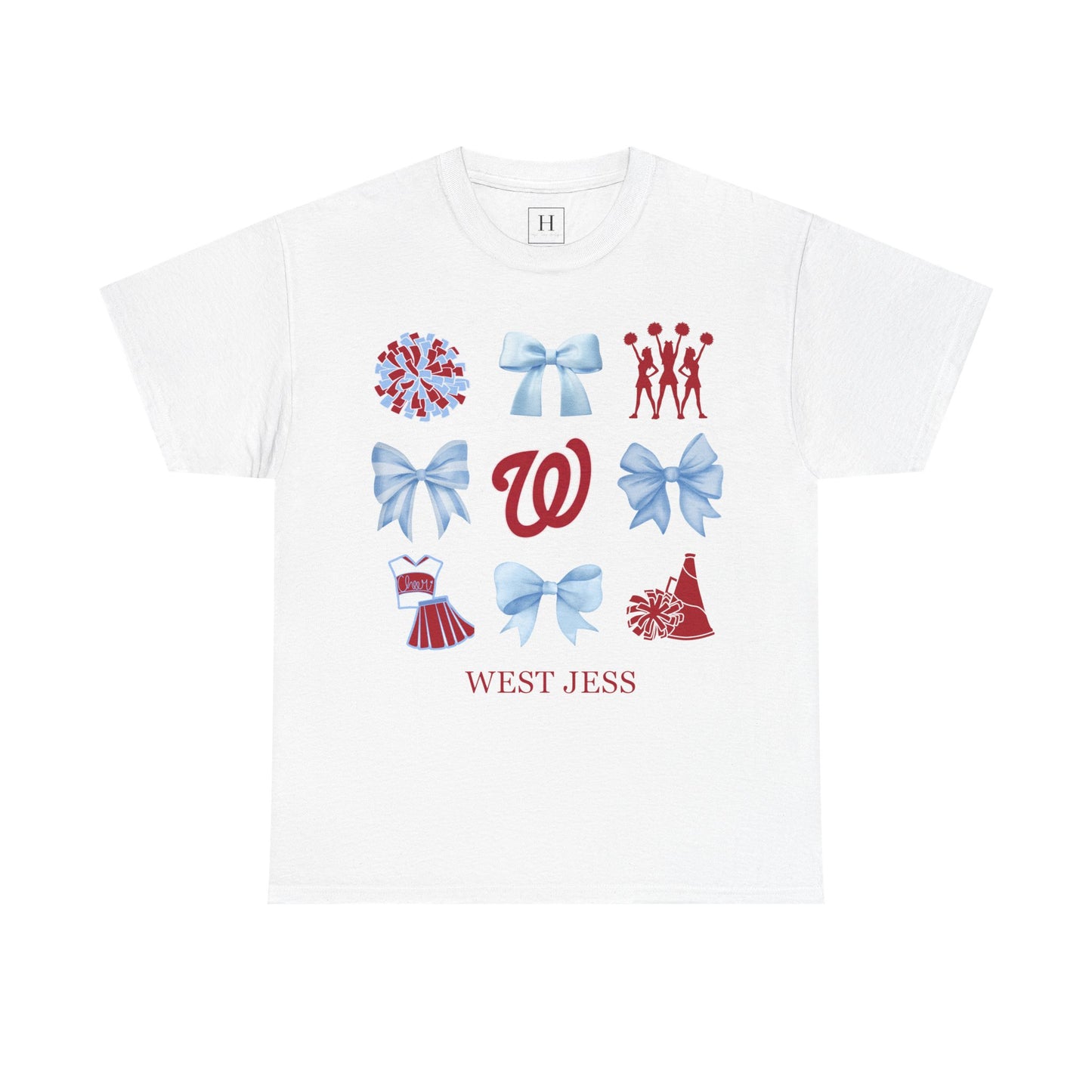 West Jessamine Cheer Coquette Bows Unisex Tee