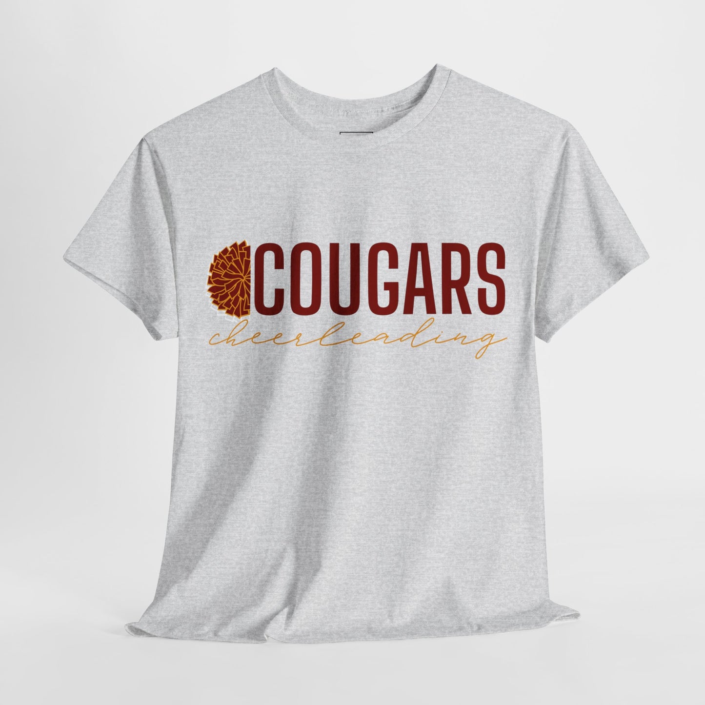 Cougars Cheerleading T-Shirt (Front Only)