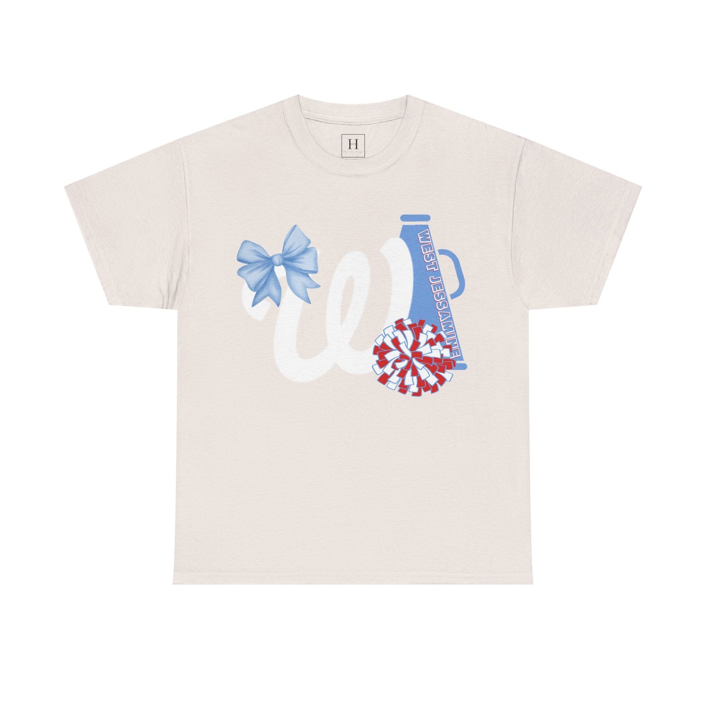 West Jessamine Cheer Bow & Poms - Unisex Shirt