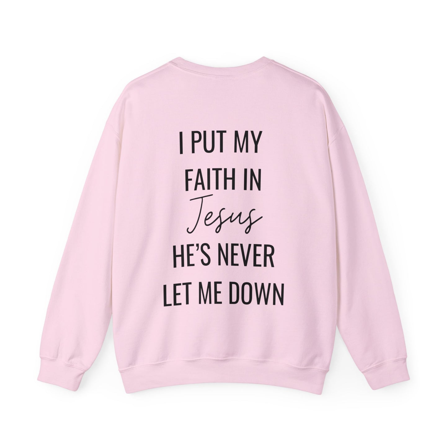Fearless, Faith In Jesus Christian Sweater (Front and Back)