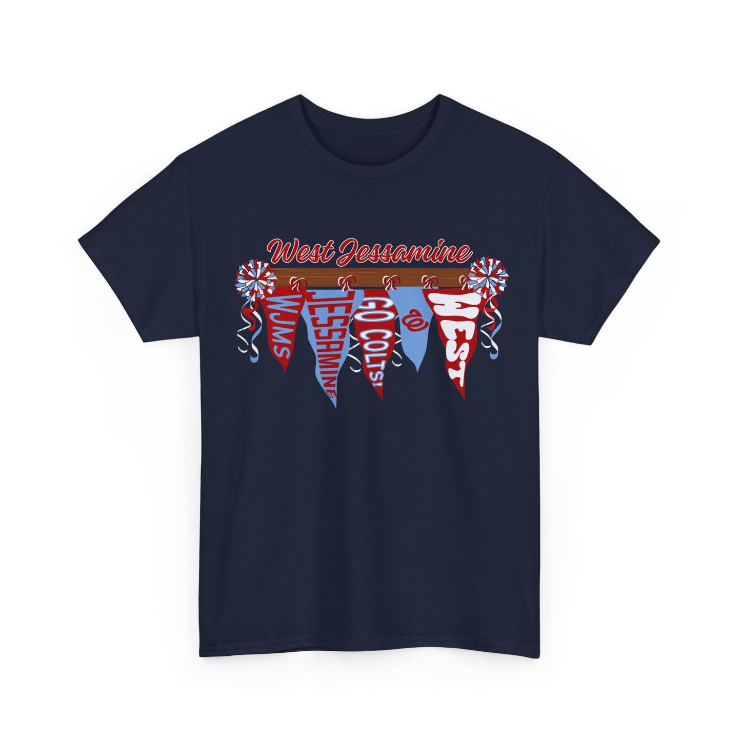 WJMS : West Jessamine Pennant Flags - Unisex Shirt