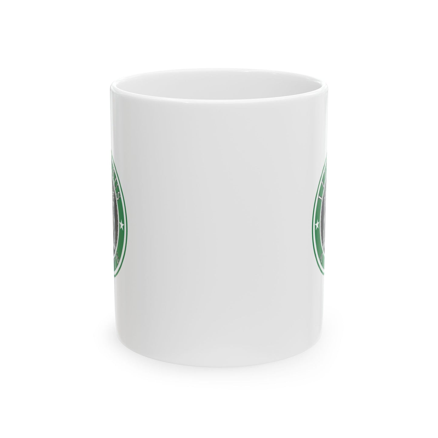 I Like Jesus A Latte Starbucks Jesus Logo Christian Ceramic Mug, (11oz, 15oz)