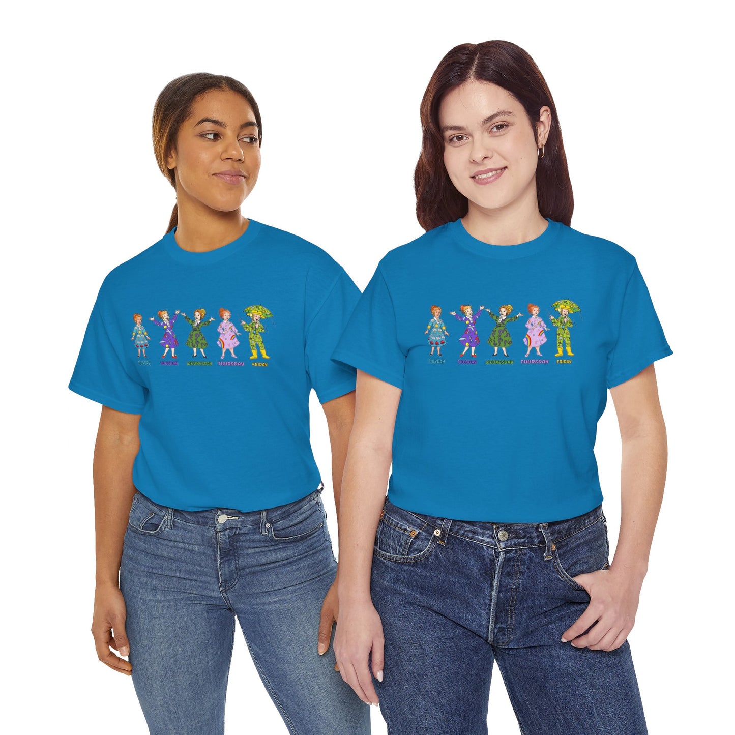 Monday-Friday Ms. Frizzle Teacher T-Shirt