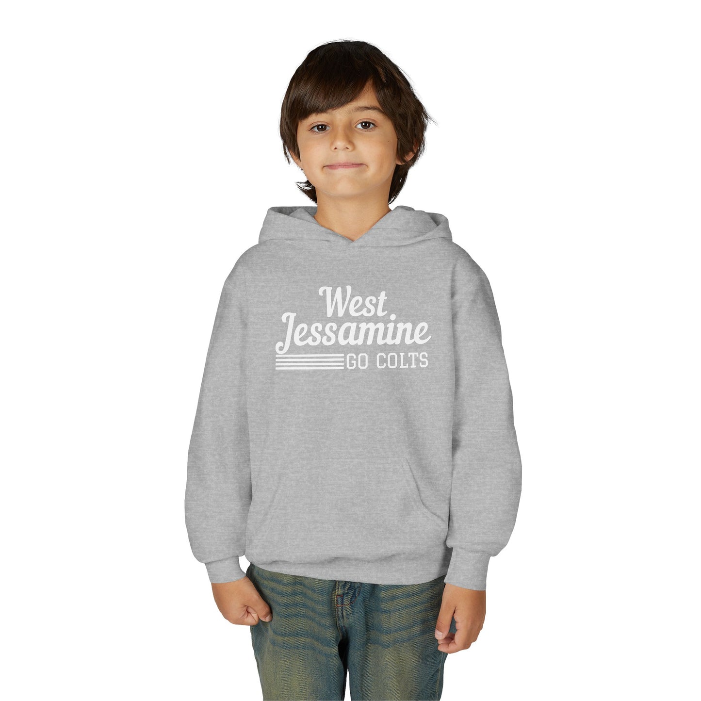 Youth Crewneck HOODIE - West Jessamine Colts - Unisex