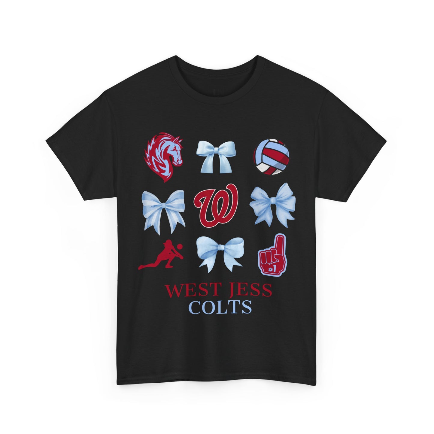 Volleyball Coquette Bows Unisex Tee - West Jessamine