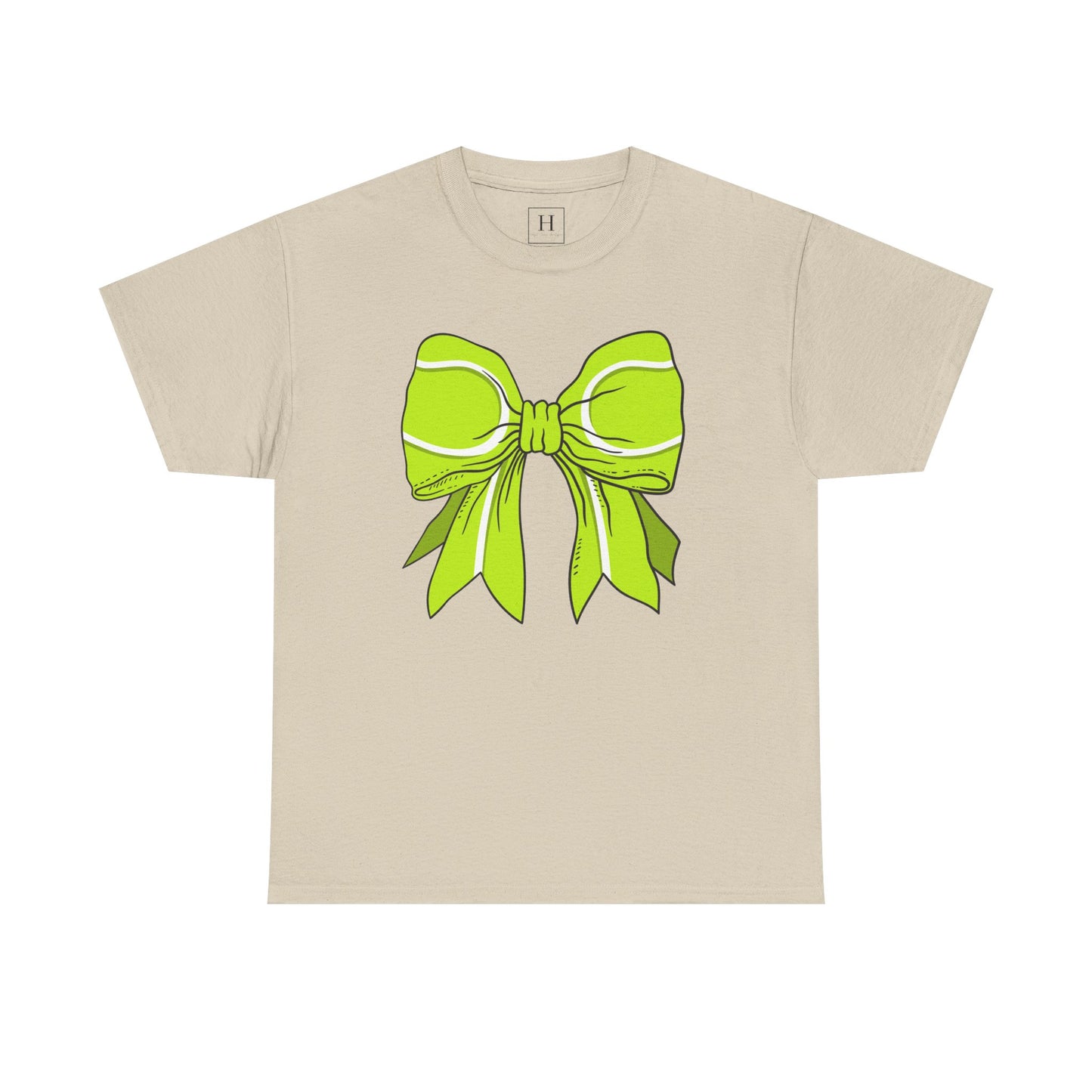 Tennis Sport Bow Tee - Unisex Heavy Cotton