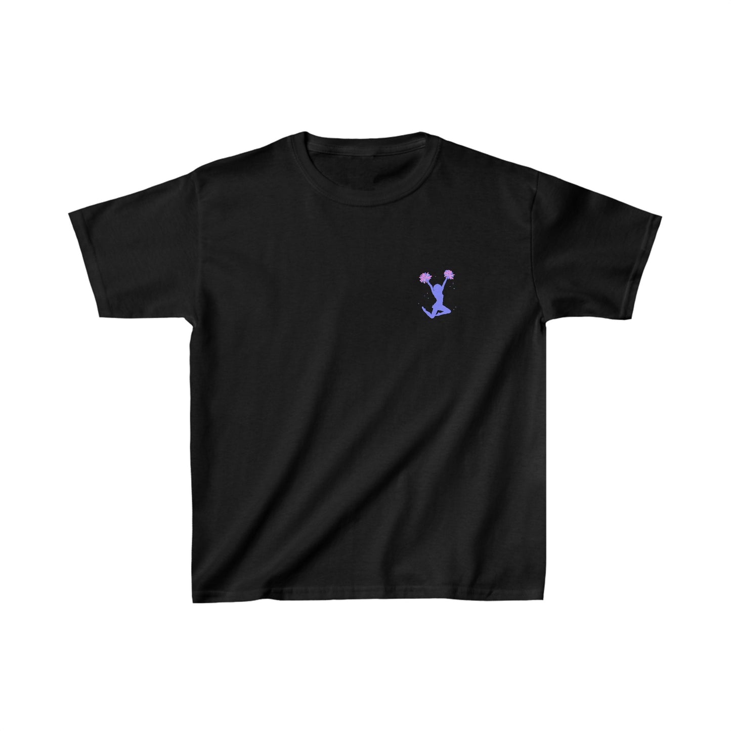 YOUTH in my cheerleading era front and back cheer t-shirt