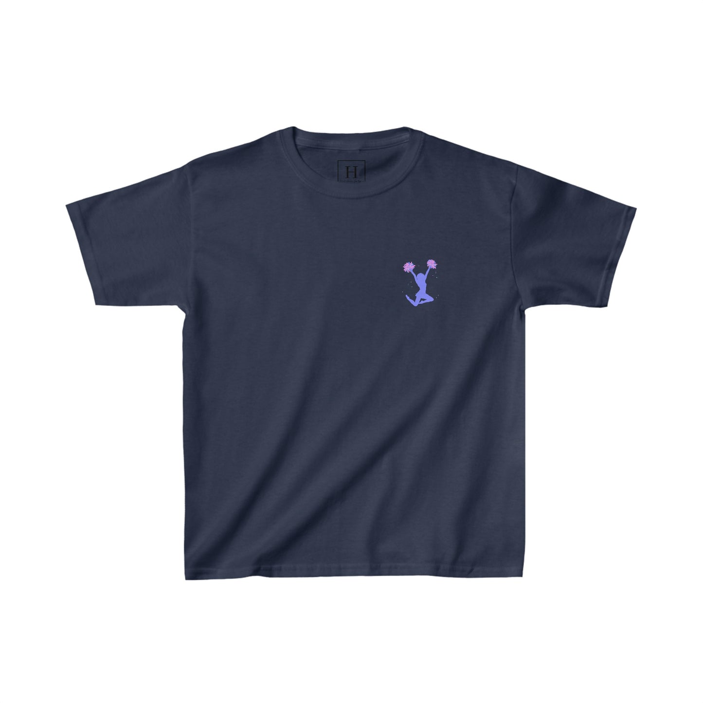 YOUTH in my cheerleading era front and back cheer t-shirt
