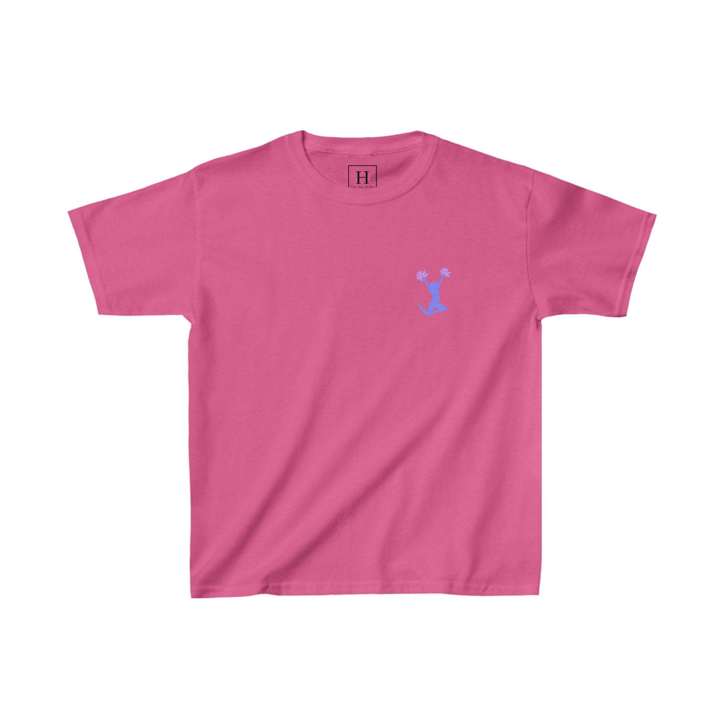 YOUTH in my cheerleading era front and back cheer t-shirt